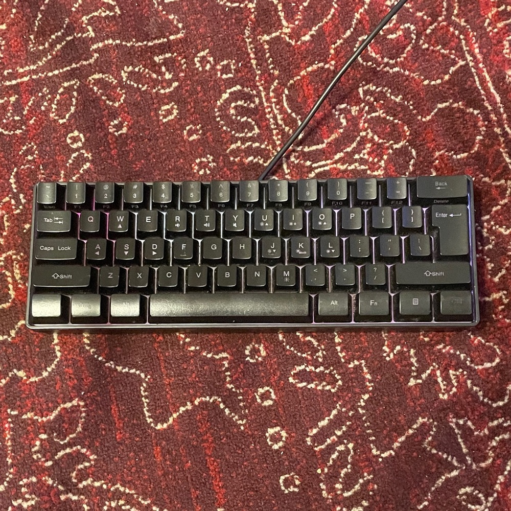 Logitech pro x60 (60 percent keyboard)